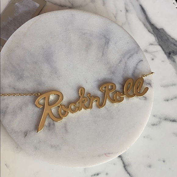 Gold “Rock’nRoll” Necklace - Picture 7 of 9